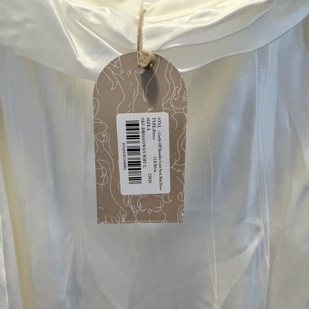 Meshki Strapless Giselle White Gown - Picture 4 of 6